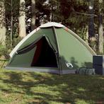 vidaXL Koepeltent 4-persoons waterdicht groen, Verzenden, Nieuw, Tot en met 2