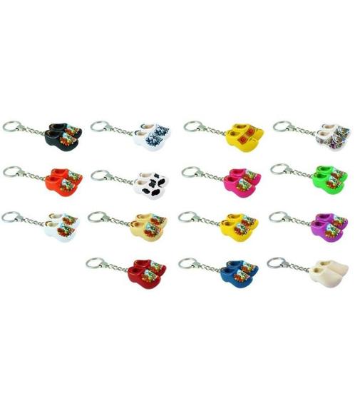 250 stuks sleutelhanger met 2 klompjes van 4 cm, Kleding | Heren, Schoenen, Nieuw, Ophalen of Verzenden