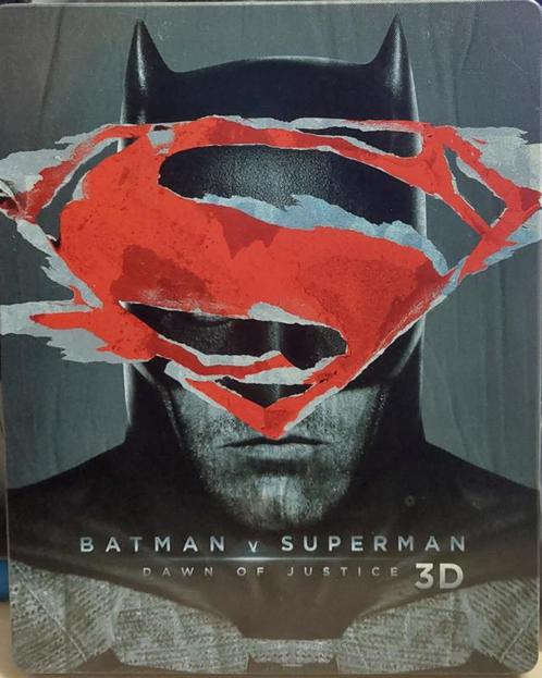 Batman v Superman - Dawn Of Justice 3D en 2D steekbook, Cd's en Dvd's, Blu-ray, Zo goed als nieuw, Ophalen of Verzenden
