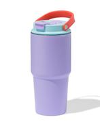 HEMA Drinkbeker 600ml rvs paars van €14.49 voor €8.69 sale, Huis en Inrichting, Keuken | Servies, Verzenden, Nieuw