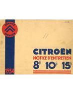 1934 CITROËN ROSALIE INSTRUCTIEBOEKJE FRANS