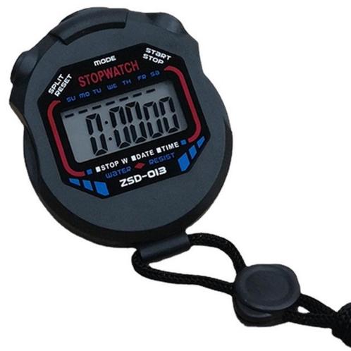 Benson Precisie Stopwatch - Sporttimer - 1/100 sec - Alar..., Sport en Fitness, Loopsport en Atletiek, Nieuw, Ophalen of Verzenden