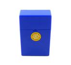 Color sigarettendoosje - Blauw, Verzamelen, Rookartikelen, Aanstekers en Luciferdoosjes, Verzenden, Nieuw, Tabaksdoos of Verpakking