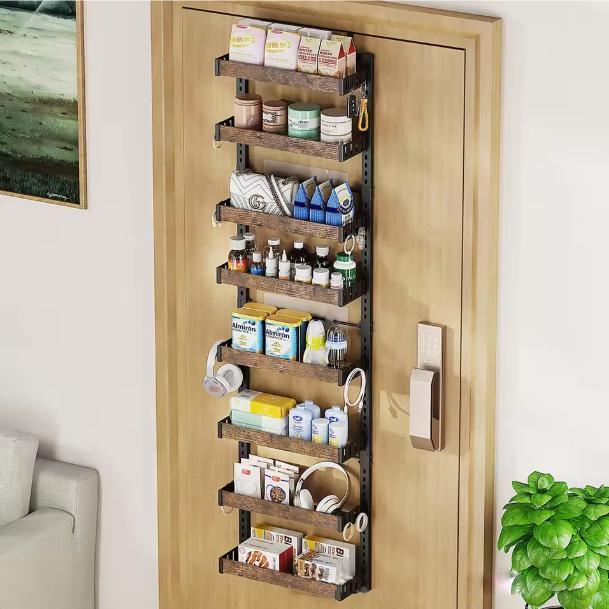 Deur Organizer 8 Lagen – Stalen Ophangrek met Mandjes, Huis en Inrichting, Kasten | Wandmeubels, Nieuw, Verzenden