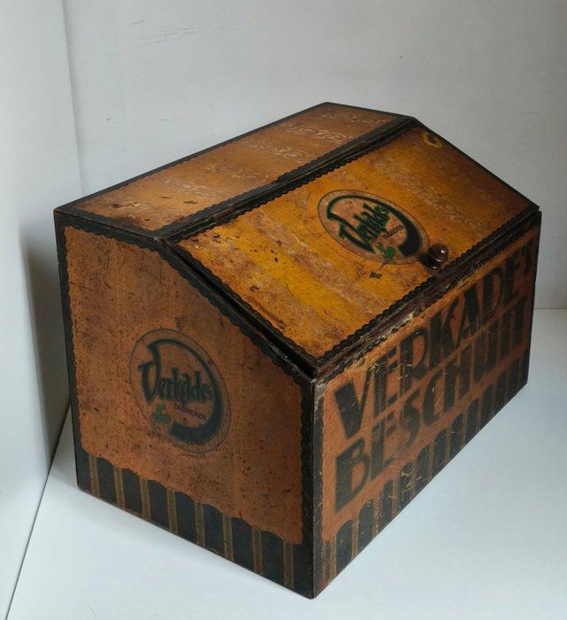 POS (reclameobject voor verkooppunt) - Verkade Beschuit blik, Antiek en Kunst, Antiek | Wandborden en Tegels