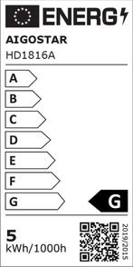 Bureaulamp - Tafellamp - Tafellamp slaapkamer - Wit - Aigost, Verzenden, Zo goed als nieuw