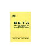 1973 LANCIA BETA WERKPLAATSHANDBOEK DUITS, Auto diversen