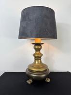 Lamp - Elegante Zware Messing Lamp op Leeuwenpoten met Luxe