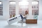Matt Twiggy 80 x 200 x 25 cm traagschuim | Matras | Refurbis, Ophalen of Verzenden, Nieuw