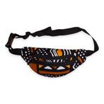 Afrikaanse print heuptasje / Fanny pack - Bruin Zwarte Bogol, Sieraden, Tassen en Uiterlijk, Tassen | Damestassen, Ophalen of Verzenden