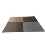 Puzzelmattenset 2 cm. zwart/grijs 4 m2, Nieuw, Ophalen of Verzenden