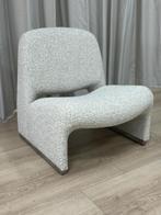‘Alky’ Lounge Chair stijl Giancarlo Piretti | Reupholstered, Ophalen of Verzenden, Zo goed als nieuw, Stof, Design