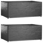 vidaXL Tuinmeubelhoezen 2 st 8 oogjes rechthoekig 180x122x75, Tuin en Terras, Tuinmeubel-accessoires, Verzenden, Nieuw