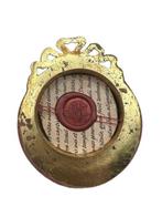 Reliekhouder - Glas, Metaal, Stro - 20e eeuw - Voor de, Antiek en Kunst