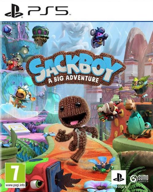 Sackboy: A Big Adventure PS5 Garantie & morgen in huis!, Spelcomputers en Games, Games | Sony PlayStation 5, Zo goed als nieuw