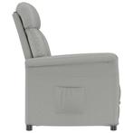 vidaXL Recliner Stoel Licht Grijs Lichtgrijs 70.5 x 96.5 x, Huis en Inrichting, Fauteuils, Verzenden, Nieuw
