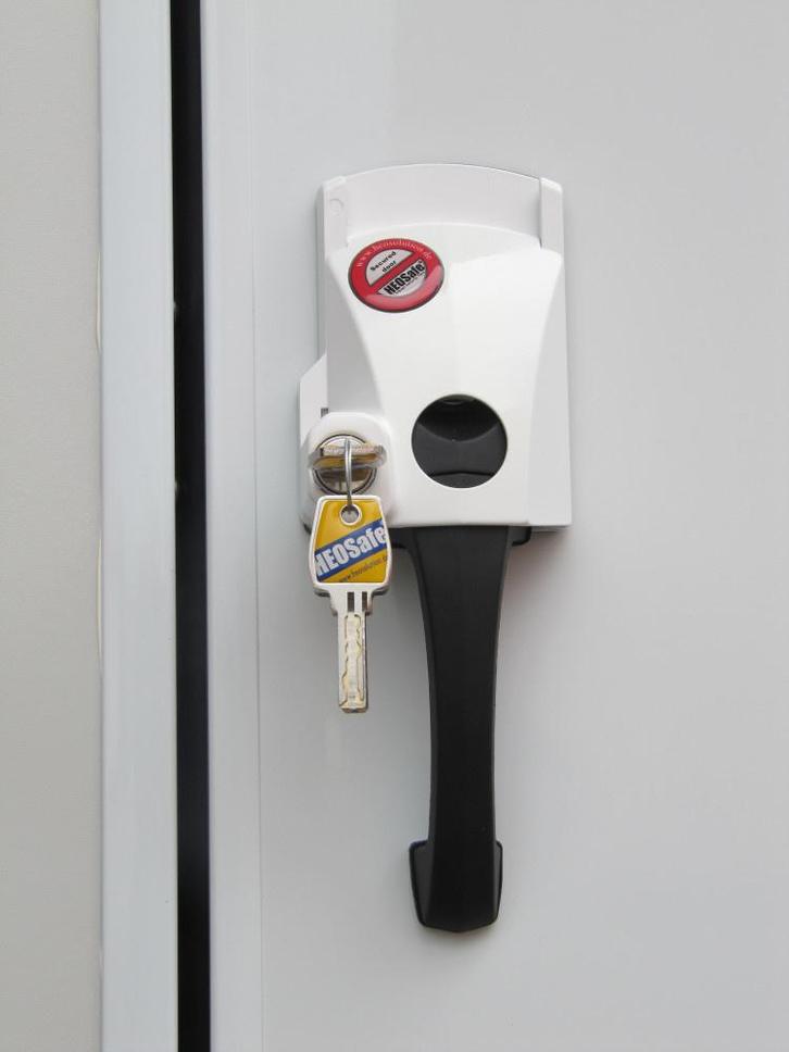 HEOSafe Buitenslot voor Deurkruk Hartal-Arch, Caravans en Kamperen, Camper-accessoires, Ophalen of Verzenden