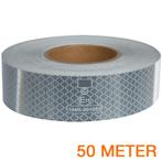 Reflecterende tape ECE R104 WIT 50 meter, Ophalen of Verzenden, Nieuw