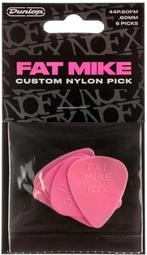 Jim Dunlop Fat Mike NOFX Nylon plectrum 0.60 mm 6-pack, Ophalen of Verzenden, Nieuw, Elektrische gitaar
