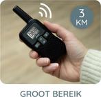 Alecto DBX80BK - Babyfoon met groot bereik - Tot 3km - Zwart, Kinderen en Baby's, Babyfoons, Verzenden, Zo goed als nieuw