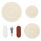 Benson Polijstschijven en pasta set - 6-delig - katoen -..., Ophalen of Verzenden