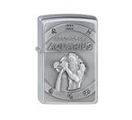 Zippo Aquarius emblem (Zodiac) - Zippo Regular - Alle Zippo', Verzenden, Nieuw, Aansteker