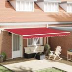 vidaXL Luifel Rood 450 × 350 cm Rood, Verzenden, Nieuw