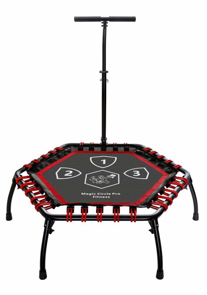 Fitness Trampoline Magic Circle Pro Hexagon 100 cm Rood, Kinderen en Baby's, Speelgoed | Buiten | Trampolines, Nieuw, Ophalen of Verzenden