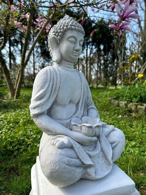 Beeld, Buddha - 40 cm - Beton, Antiek en Kunst, Curiosa en Brocante