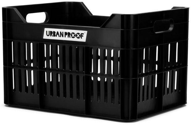 URBAN PROOF Fietskrat 30L Click Zwart, Fietsen en Brommers, Fietsaccessoires | Fietsmanden, Nieuw, Verzenden