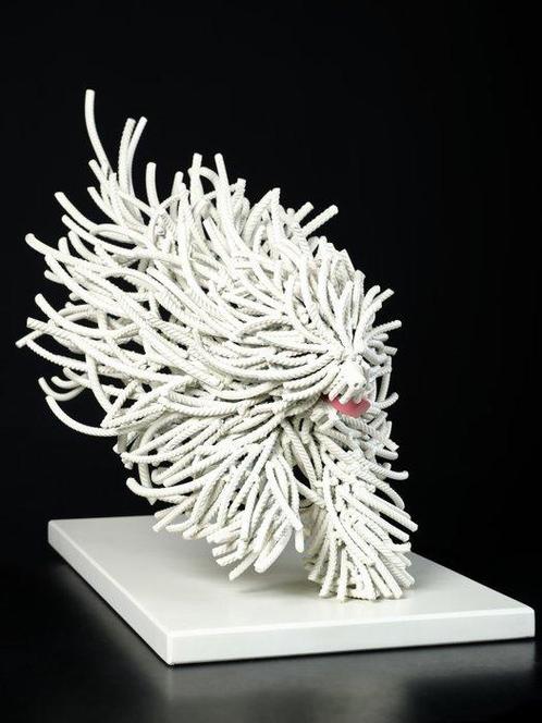 Gabor M Szoke - Flying puli, Antiek en Kunst, Kunst | Schilderijen | Modern