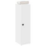 vidaXL Badkamerkast met rolhouder 20,5x22x72 cm wit, Verzenden, Nieuw, (Half)hoge kast