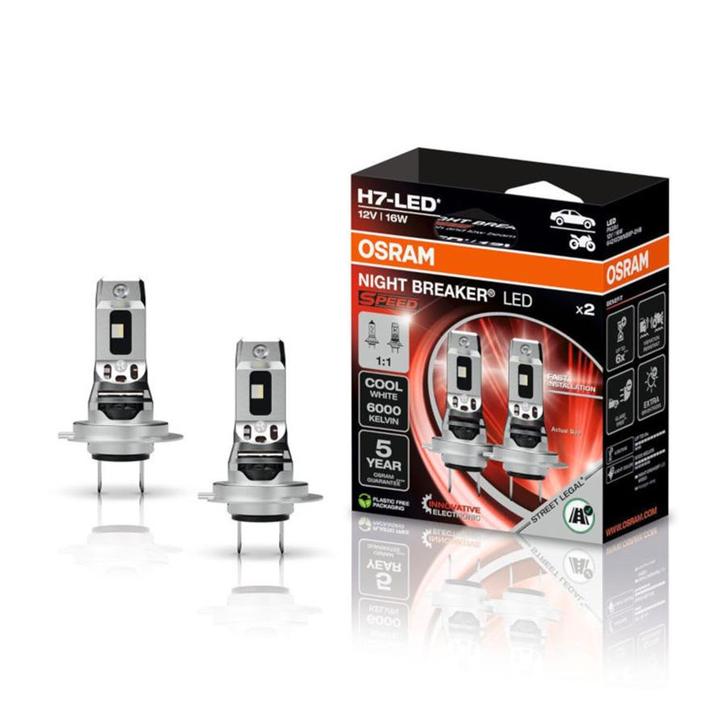 Osram Night Breaker LED Speed H7 ECE-goedgekeurd Set | +330%, Auto-onderdelen, Verlichting, Nieuw, Ophalen of Verzenden