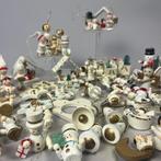 Decoratief ornament (100) - 100 stuks - Vintage Houten, Diversen, Kerst, Nieuw