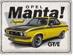 Opel Manta reclamebord, Verzamelen, Merken en Reclamevoorwerpen, Ophalen of Verzenden, Nieuw