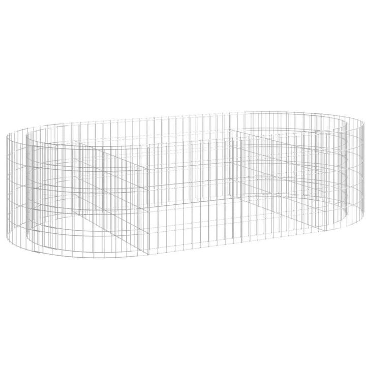 Gegalvaniseerd ijzer plantenbak 200cm | Retourdeal, Tuin en Terras, Bloembakken en Plantenbakken, 30 tot 60 cm, 100 cm of meer