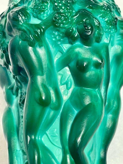 Curt Schlevogt - Vaas - Ingrid - Malachietgroen glazen vaas, Antiek en Kunst, Antiek | Glas en Kristal