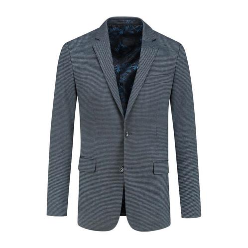 GENTS - Colbert miniruit blauw-grijs - 46, Kleding | Heren, Kostuums en Colberts, Verzenden