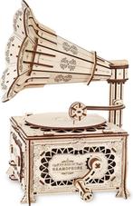 Eco Wood 3D Houten Grammofoon DIY Modelbouw (Recreatie), Verzenden, Nieuw