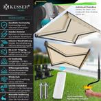 Elektrische Luifel - Zonnescherm - 250x200cm - Beige - KESSE, Tuin en Terras, Verzenden, Zo goed als nieuw