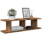 vidaXL Wandschappen 2 st 75x18x20 cm bewerkt hout oud, Huis en Inrichting, Woonaccessoires | Wandplanken en Boekenplanken, Verzenden
