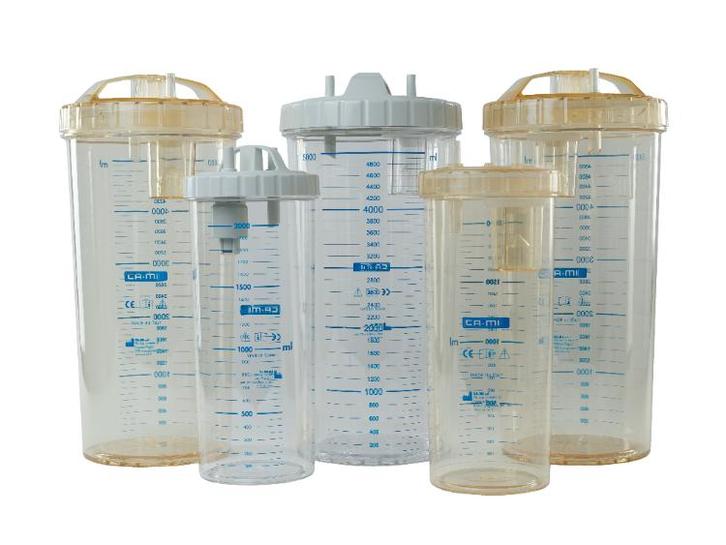 Reservoir 2 liter voor afzuigpomp autoclaveerbaar 134 graden, Diversen, Verpleegmiddelen, Nieuw, Verzenden