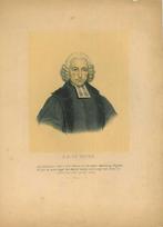 Portrait of Jona Willem te Water, Antiek en Kunst, Kunst | Etsen en Gravures