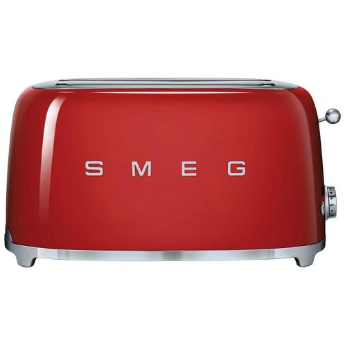 Smeg Broodrooster 2x4 - Rood, Witgoed en Apparatuur, Broodroosters, Verzenden
