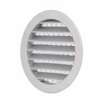 Europlast aluminium buitenlucht muur rooster zilver Ø 100mm, Ophalen of Verzenden, Nieuw