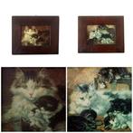 Da Henriëtte Ronner-Knip - Paneel - Hout - katten