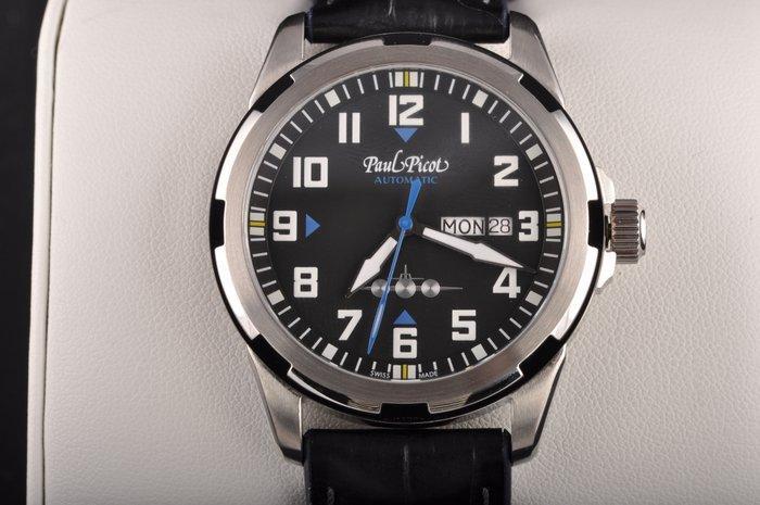 Paul Picot - Pilot - Zonder Minimumprijs - 2053 automaat new, Sieraden, Tassen en Uiterlijk, Horloges | Heren