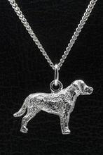 Zilveren Chesapeake bay retriever ketting hanger - groot, Verzenden, Nieuw