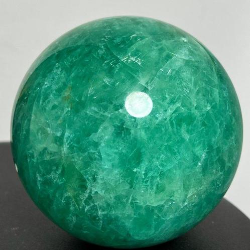 Fluoriet Fine polished Large AAA green fluorite sphere -, Verzamelen, Mineralen en Fossielen