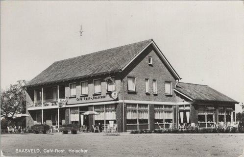 SAASVELD - Café-Rest. Holscher, Verzamelen, Ansichtkaarten | Nederland, Verzenden